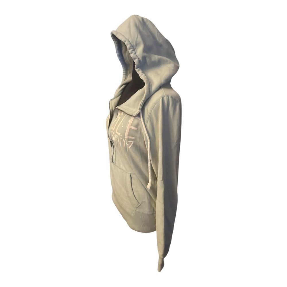 Girls American Eagle Full Zip Mint Green Hooded Sweatshirt – Size M - Picture 11 of 12